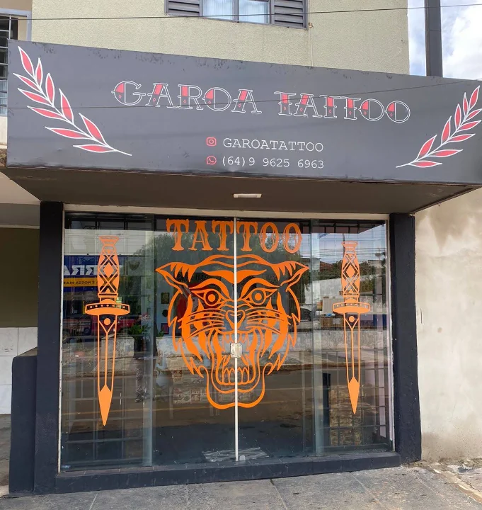 Fachada da Garoa Tattoo em Catalão